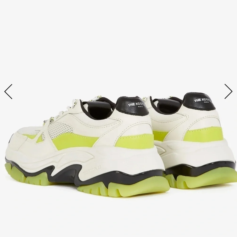 The Kooples WHITE SNEAKERS WITH PLATFORM SOLE size 37 or US 6